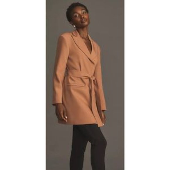 Anthropologie Mare Mare Classic Tie Blazer - Picture 2 of 4